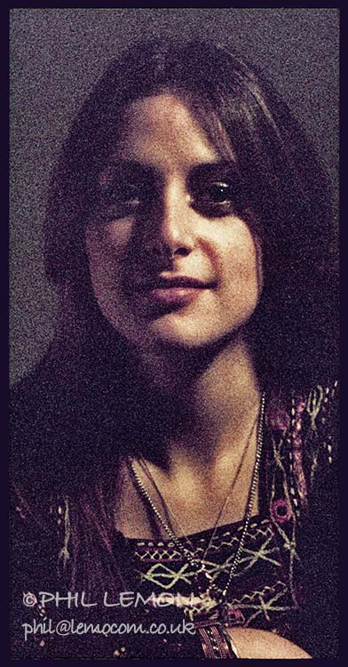 Grainy portrait of a woman, Phil Lemon