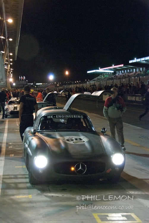 Mercedes 300SL, Le Mans Classic pit lane, Phil Lemon