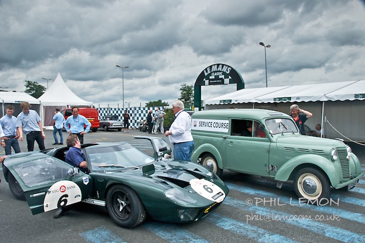 Ford GT40, Le Mans Classic paddock, Phil Lemon