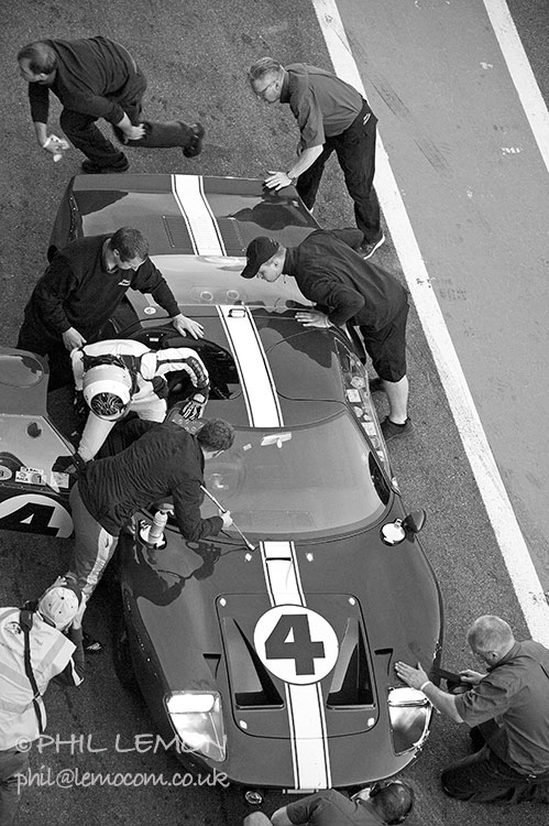 Ford GT40, overhead shot, Phil Lemon