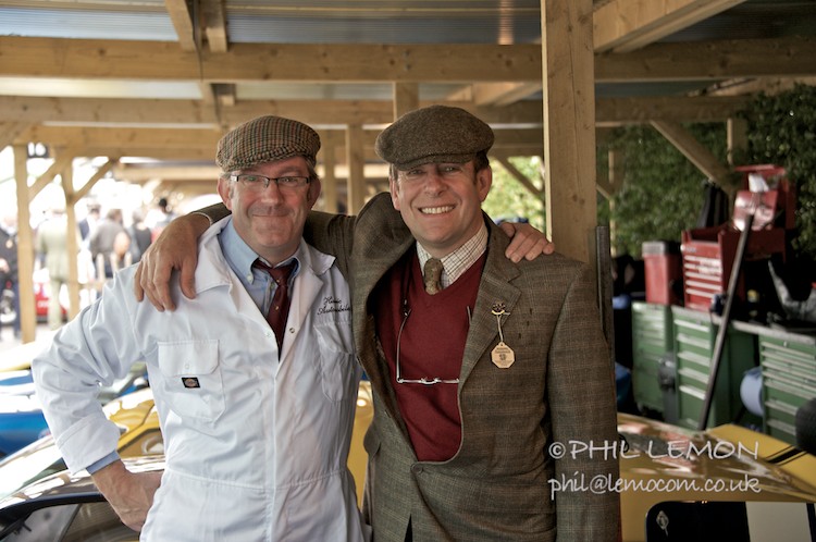 Mechanics, Goodwood paddock, Phil Lemon