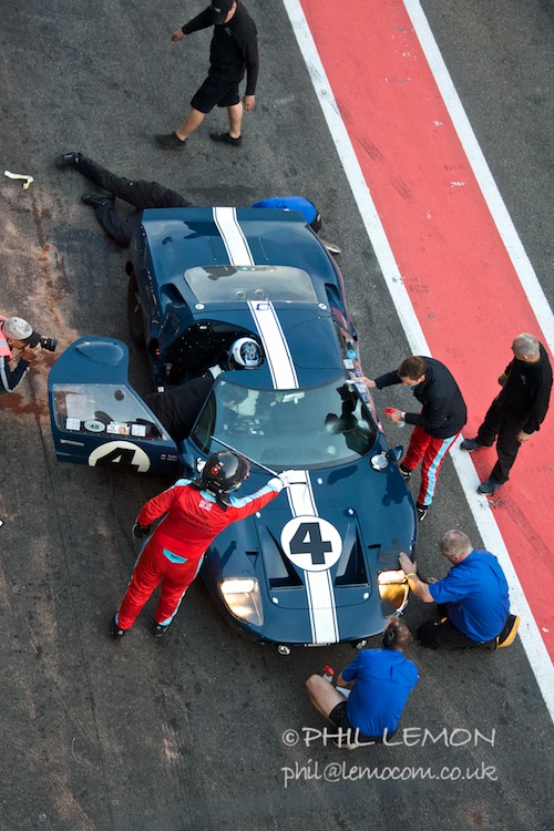 Ford GT40, overhead shot, Phil Lemon