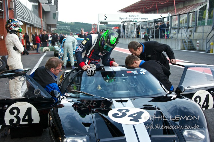 Ford GT40, driver changeover, Spa, Phil Lemon