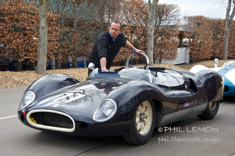 Cooper Monaco, Goodwood pit lane, Phil Lemon