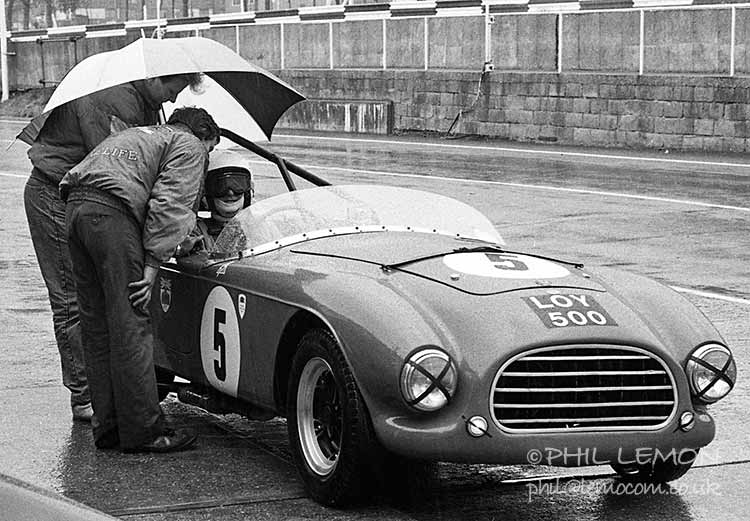 Tojeiro Bristol, Brands Hatch pitlane, Phil Lemon