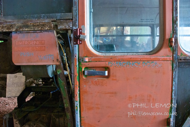 Bus emergency door, Phil Lemon