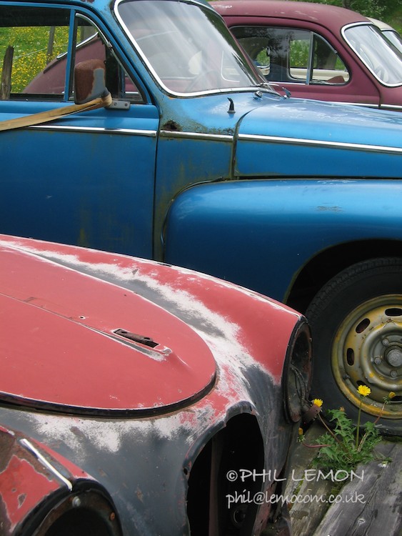Dumped cars, Sweden, Phil Lemon