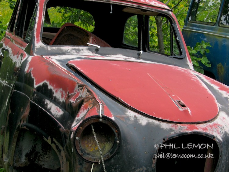 Dumped cars, Sweden, Phil Lemon