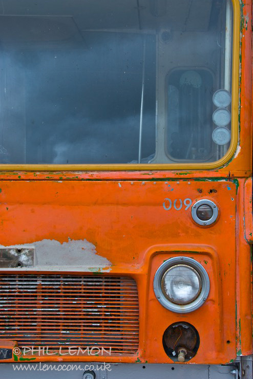Bus front detail, Phil Lemon