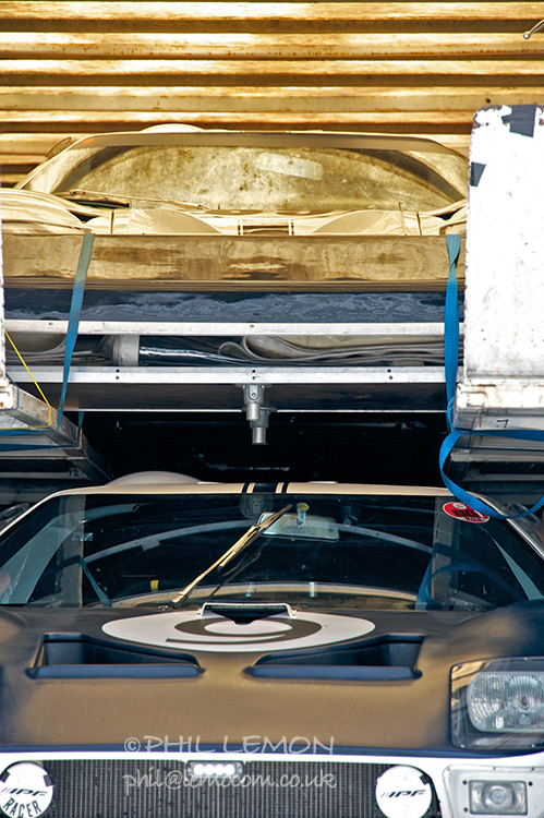 Ford GT40 loading up, Phil Lemon