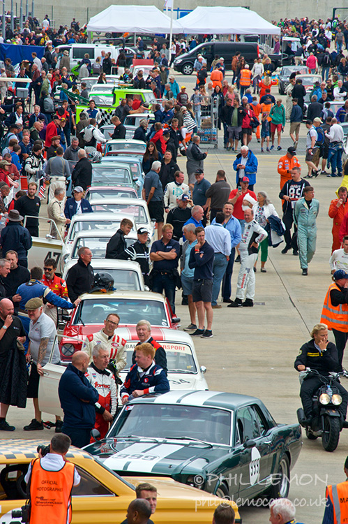 Silverstone paddock, Phil Lemon