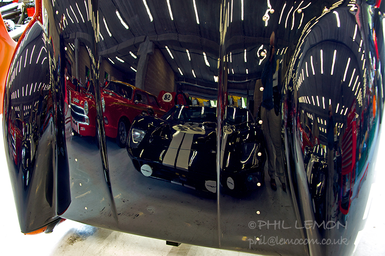 GT40 reflection, Phil Lemon